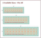 Heat Resistant Table Runner, 39 x 12 Inch - Italian Garden Design - Image 4