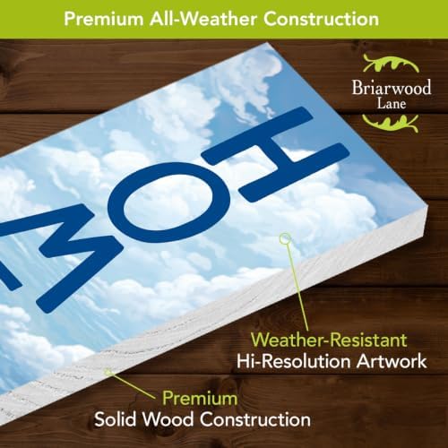 Briarwood Lane Summer Double Sided Reversible Pine Porch Leaner 47x9.5 Farm Trucks For Summer Porch Leaner - Image 4