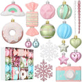 Halloscume 58 Pcs Christmas Tree Ornament Dessert Cupcake Candy, Lovely by Halloscume