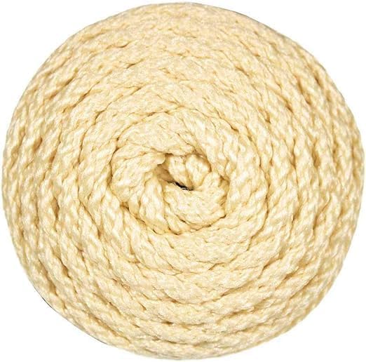 Pepperell Bonnie Braid Macrame Cord | 6mm x 100yd Flesh (Value 2-Pack) | Twisted Polypropylene Cord for DIY Crafts, Plant Hangers, Wall Hangings, Crochet & Macrame | Long-Lasting, Vibrant Color - Image 4