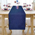 6 Pack Navy Blue Burlap Table Runner Roll Farmhouse Table Linens - Image 2