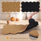 Nuanchu 6 Pcs Blank Coir Doormat Bulk Painting Kit 17x30, Scalloped - Image 4