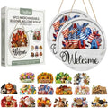 16 PCS Interchangeable Welcome Sign for Front Door Every Season Decoration by Unknown