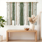 MEIVINES Macrame Wall Hanging Large Boho Tapestry Macrame Wall Art Decor - Image 5