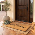 THEODORE MAGNUS Welcome Doormat | Aesthetic Script for Front Door Entrance - 17x30 - Image 2