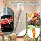 200 Pcs Gold Napkin Rings Bulk, Pearl Napkin Rings - Image 5