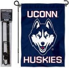 Connecticut Huskies Garden Flag with Stand Holder - Image 2
