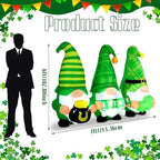 Sosation 6ft St Patricks Day Inflatables Gnomes Outdoor Decorations - Image 2