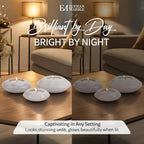 Tea Light Candle Holders Set of 3 – Handcrafted Natural Marble Tealight & Votive Holders in Graduated Sizes (4", 3.5", 3"), Decorative Stone Candle Holders for Home Décor & Table Centerpieces - Image 3
