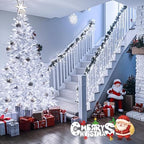 JMEXSUSS 132 ft 400 LED White Christmas Lights Indoor Outdoor - Image 6