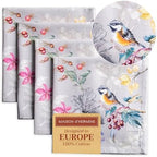 Maison d' Hermine Cloth Napkins Set of 4 Reusable 100% Cotton (20" x 20") by MaisondHermine