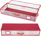 Sattiyrch Plastic Christmas Ornament Storage Box with Trays,Customizable Dividers, Dust-Proof Durable Ornament Organizer Holder,Christmas Storage Containers,Holds 96 x 3 Ornaments - Image 5