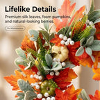 20 Inch Winter Wreaths for Front Door - Image 4