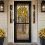 20 Inch Fall Wreaths for Front Door, Autumn Floral Outdoor Wreath - Image 4