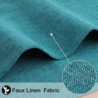 homing Faux Cotton Linen Placemats Set of 8, Cloth Dining Table Mats - Image 2