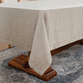 Linen World Linen Tablecloth,100% French Linen Natural Tablecloth 108" x 60" Inch,Washable Rectangular Tablecloth for Dining,Outdoor,Weddings and Restaurants,Decorative Thanksgiving Christmas by LLinenWorld