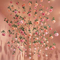 Lyrow 60 Pack Pink Roses Artificial Flowers Bulk Hanging Floating Garland Fake Pink Rose Vine for Ceiling Decoration Wedding Anniversary Bridal Bouquet DIY Floral Arrangement Proposal Romantic Decor by Lyrow