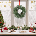 26 Inch Christmas Wreath, Christmas Wreaths for Front Door, Pine Wreath with Pine Cones Berries for Indoor Outdoor Wall Mantle Door Decor - Image 2