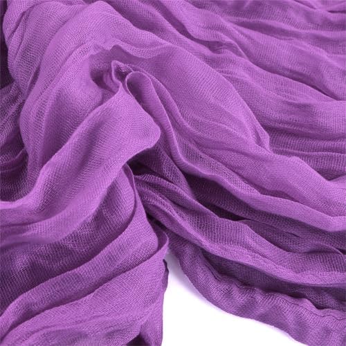12 Pack Purple Cheesecloth Table Runner 23 x 120 Inch 10Ft - Image 7