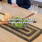 Homespice Kilimanjaro Jute Braided Table Runner, Rect 8x28 Set of 2 - Image 4