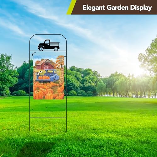 Briarwood Lane Wrought Iron Truck Garden Flag Arbor - Image 5