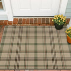 Easy Jute Plaid 3x4 Entryway Rug, Sage Green - Image 3