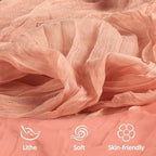12 Pack 35 x 120 Inch Coral Table Runner Cheesecloth 10Ft - Image 6