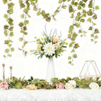 6.56ft 3pcs Artificial Grape Leaf Garland, Autumn Artificial Fake Grapes Vines, Hanging Plant Grape Vines Decor for Home Wedding Party, Garland Decoration, Photo Wall Display - Image 7