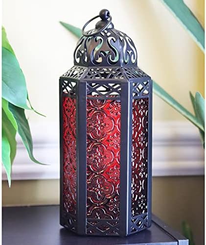 Vela Lanterns Decorative Indoor Moroccan Holders, Assorted Colors, M, 6-PK - Image 5