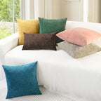 CaliTime Decorative Couch Throw Pillow Covers 18 X 18 Inches Light Taupe - Image 4