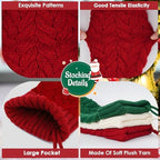 Personalized Christmas Stockings with Embroidered Name,Custom Xmas Stocking - Image 4