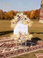 Lisuun Artificial Wedding Arch Flowers, 2 Large Floral Swags - Image 5