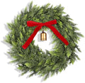 20 Inch Artificial Cedar Wreath Christmas Wreath for Front Door by Dingion