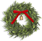 20 Inch Artificial Cedar Wreath Christmas Wreath for Front Door by Dingion