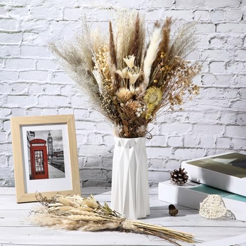Layhit 4 Pack Large Size Boho Dried Flowers 15-17 Inch, Classic - Image 6