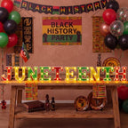 Aurelema Sukkot Large LED Letter Sign LED Lights, Juneteenth, 8.27 Inches by Aurelema
