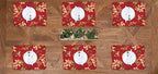 Sophia Vintage 100% Cotton Quilted Set of 6 Placemats 13" x 19" - Image 6