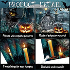 WovWeave Happy Halloween Garage Door Cover Decorations 7 x 16 ft Large - Image 3