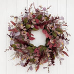 26 Inch Fall Wreaths for Front Door, Artificial Eucalyptus Autumn Wreath - Image 5