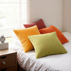 MIULEE Fall Decorative Pillow Covers 18x18 Inch Set of 4 Yellow Orange - Image 6