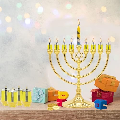 Hanukkah Pre-Filled Natural Olive Oil Glass Cup Candles, 2.5 Hours, 100 Percent Olive Oil Pre-Filled Ready to Use - 44 Cups for All 8 Nights of Hanukkah - Image 3