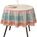 Maison d' Hermine Table Cloth Round Table Reusable 100% Cotton 69" Diameter by MaisondHermine