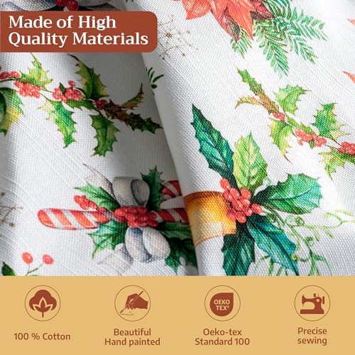 Maison d' Hermine Cloth Napkins Set of 4 Reusable 100% Cotton (20" x 20") - Image 3
