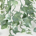 Factory Direct Craft Weather Resistant Variegated Hanging Needlepoint English Ivy Bush Fake Greenery Cascading Ivy for Indoor and Outdoor Arrangements - Image 3