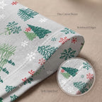 Urban Villa Cloth Napkins Cotton 20x20 (Set of 12) Greentree Print - Image 5