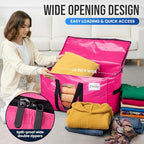 TAILI 12 Pack Pink Extra Large Moving Bags,Storage Bags with Visible Window - Image 4
