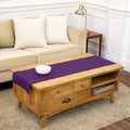 Solino Home 100% Linen Table Runner Purple, Classic Hemstitch 14 x 60 in by SolinoHome