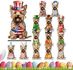 Magnetic Wood Animal Tabletop Decor Interchangeable Holiday (D) - Image 7