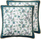 patdrea Designer Velvet Couch Throw Pillow Cover,Set of 2,18"x18"-NoahD by patdrea