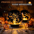 Halloween Decorations Rotating Lamp with Timer Halloween Figurine Light - Image 3